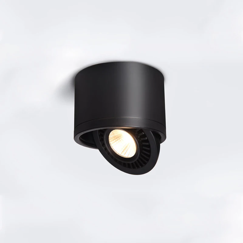 Graus de Rotação Lâmpada do Teto Superfície Regulável Montado Levou Downlight Cob Whiteblack Ac85 265v 360 Led Spot Light 15 w 9 w 7 w 5 w 17 High Quality led lamp for kitchen