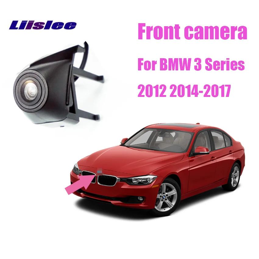 LiisLee парковочные Аксессуары Логотип Автомобильная Передняя камера для BMW 3 серии