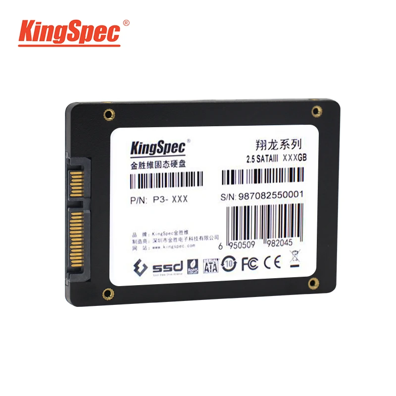 

KingSpec SSD Disk 2.5 SATA III hard drive 128GB 240GB 512GB 1TB hd SSD Solid State Drive 120gb 120 240 gb 480gb laptop sdd