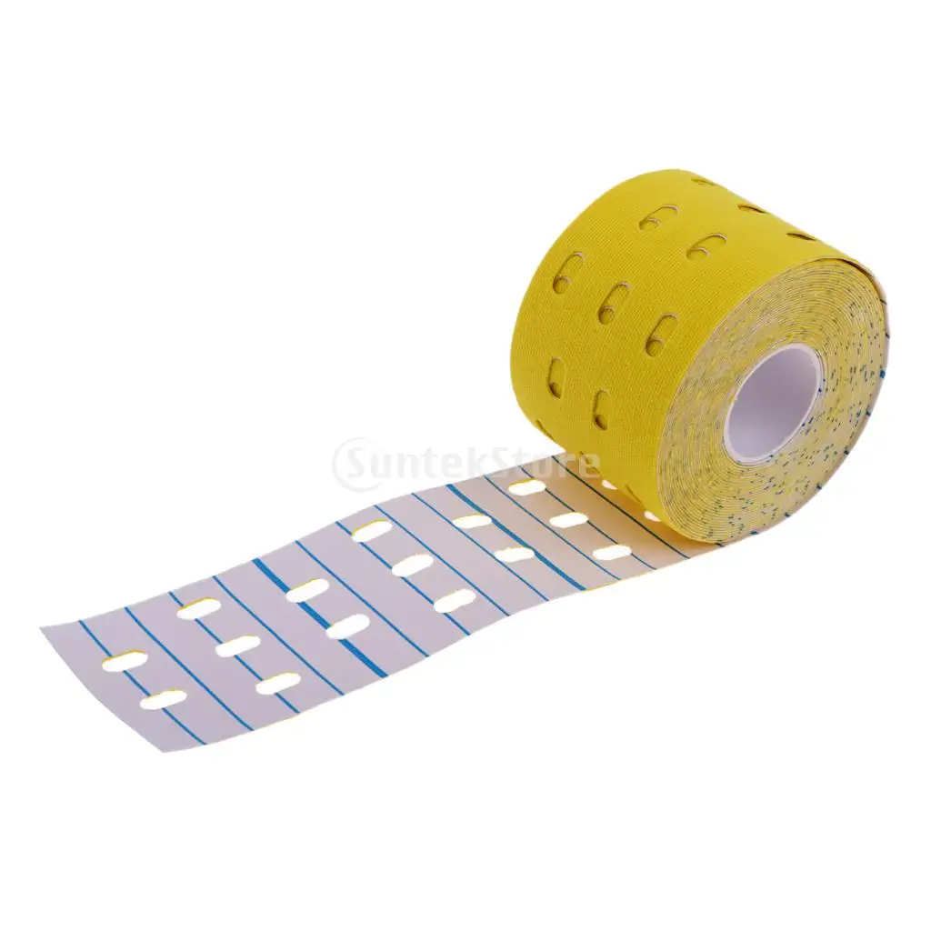 One Roll 5cm x 5m   Tape Cotton Elastic Adhesive Muscle Tape Sports Tape Shoulder Knee Back Bandage Injury Support