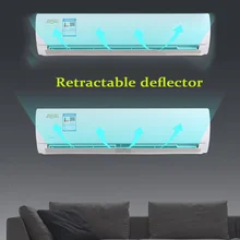 Выдвижной кондиционер лобовое стекло месяц ребенок анти-прямой удар клип воздушный дефлектор крышка для кондиционера