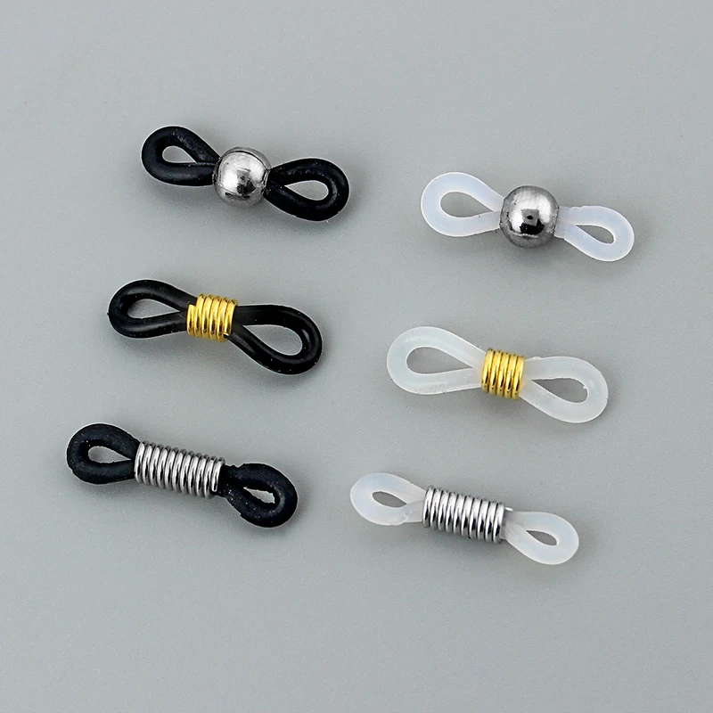 

20pcs Eye Glasses Spectacle Chain Strap Holders Rubber Loop Ends 21mm
