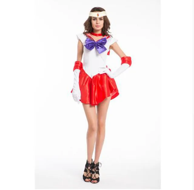 Multi Colors Ladies Sexy Sailor Moon Costume Anime Cosplay Clothing