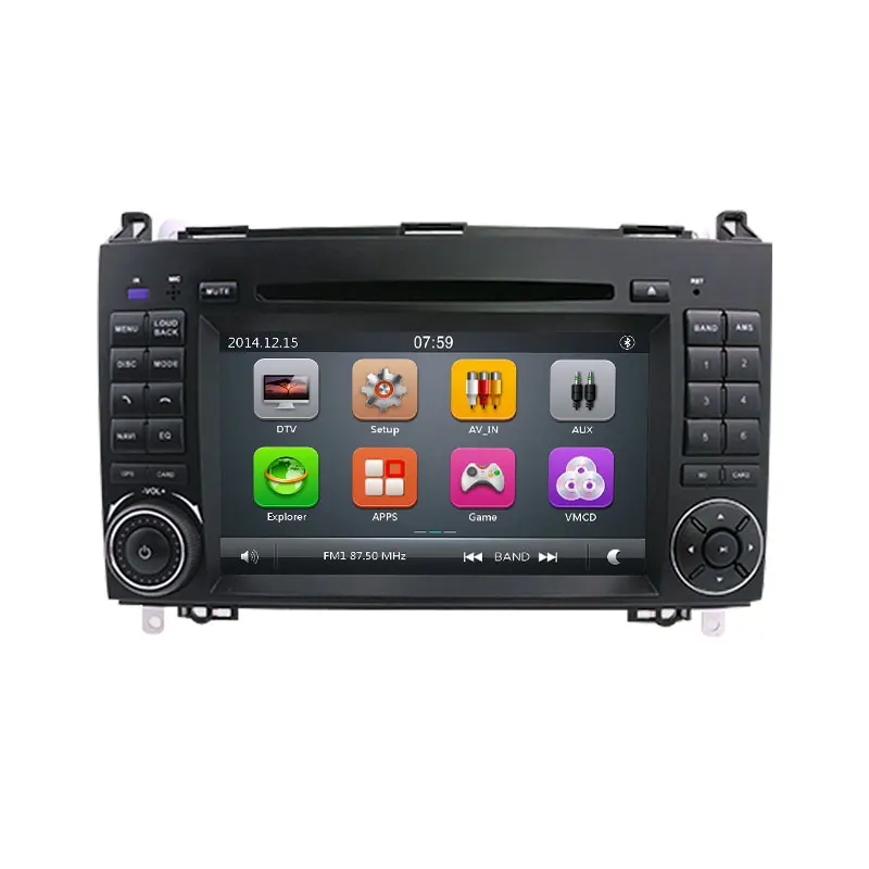 Top AutoRadio 2 Din Car Multimedia DVD Player For Mercedes Sprinter Benz B200 Viano Vito W639 W169 W245 W209 GPS Navigation Audio 4G 1