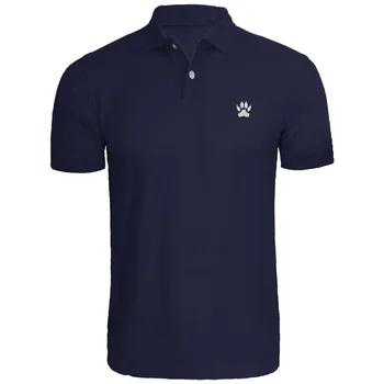 

Mens DOG Paw Embroidery Polo Shirts