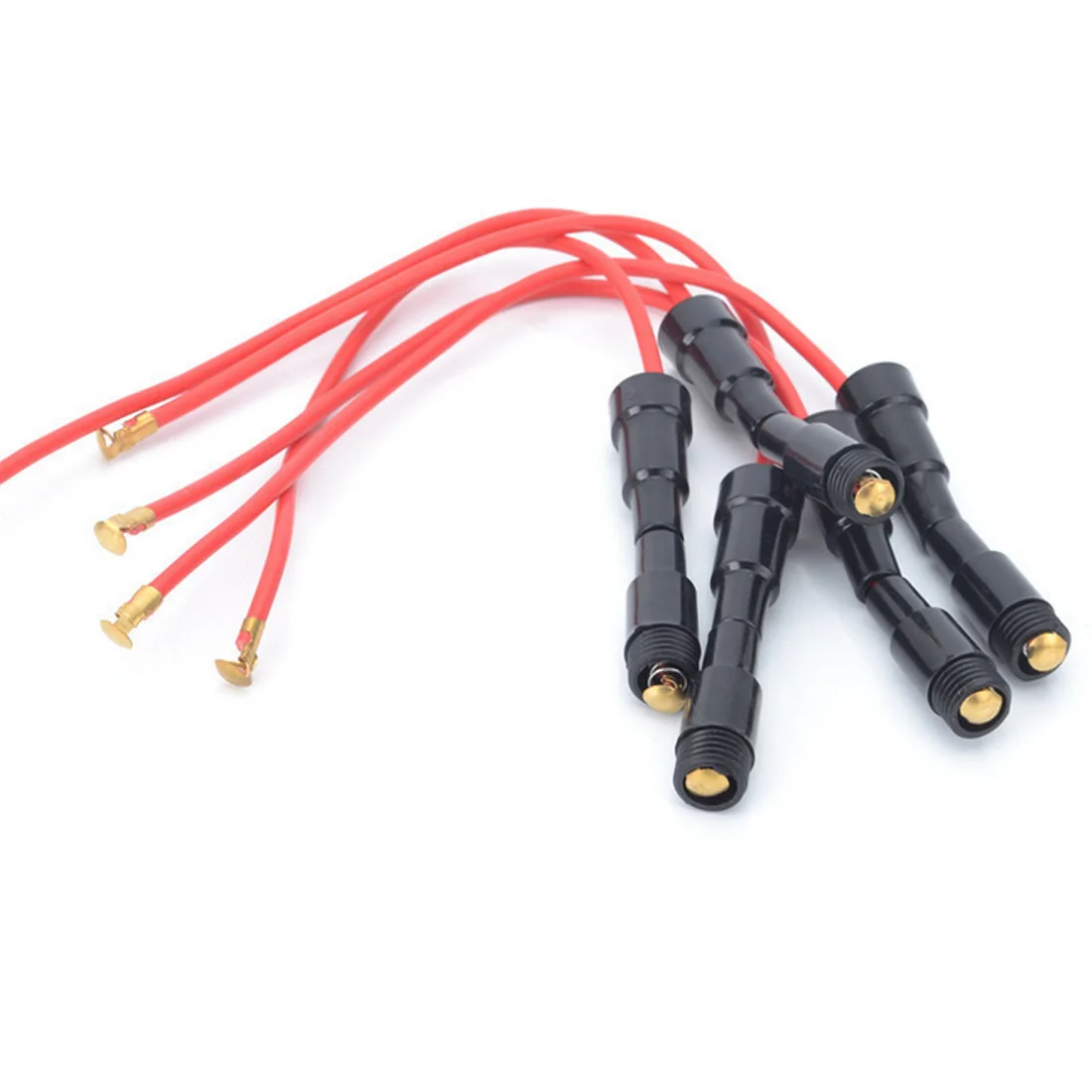 High quality Glass Fuse Holder Screw Type 5*20mm 10pcs With 22 AWG Wire