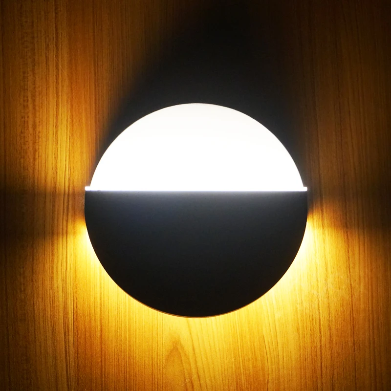 

Modern fashion 360 degree rotary led light bedside bedroom background aisle stair hotel led wall lamp 9w led wall light sconce