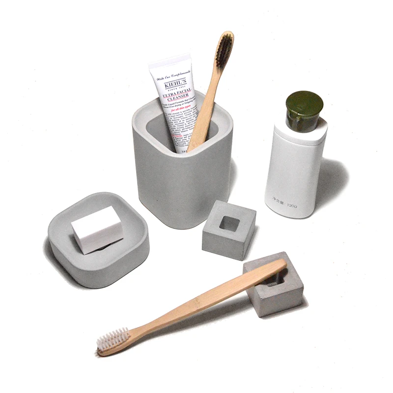 Concrete silicone molds Toothbrush concrete holder mold concrete soap