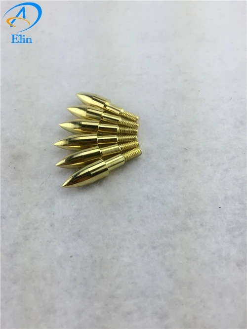 

10Pcs 100grain 6.2mm Thread Screw field point arrowhead target point for compound bow carbon arrow Archery