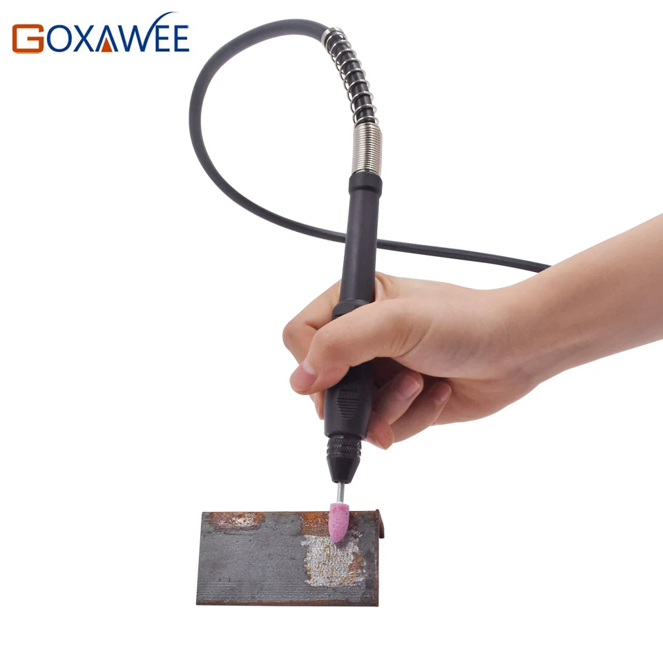 GOXAWEE гибкий вал для Dremel роторного шлифовального инструмента Аксессуары для роторного инструмента гибкий вал с 0,3-3,2 мм универсальным зажимом