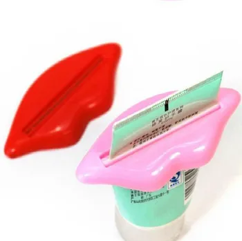

600PCS Sexy Hot Lip Kiss Bathroom Tube Dispenser Toothpaste Cream Squeezer Hot Sale