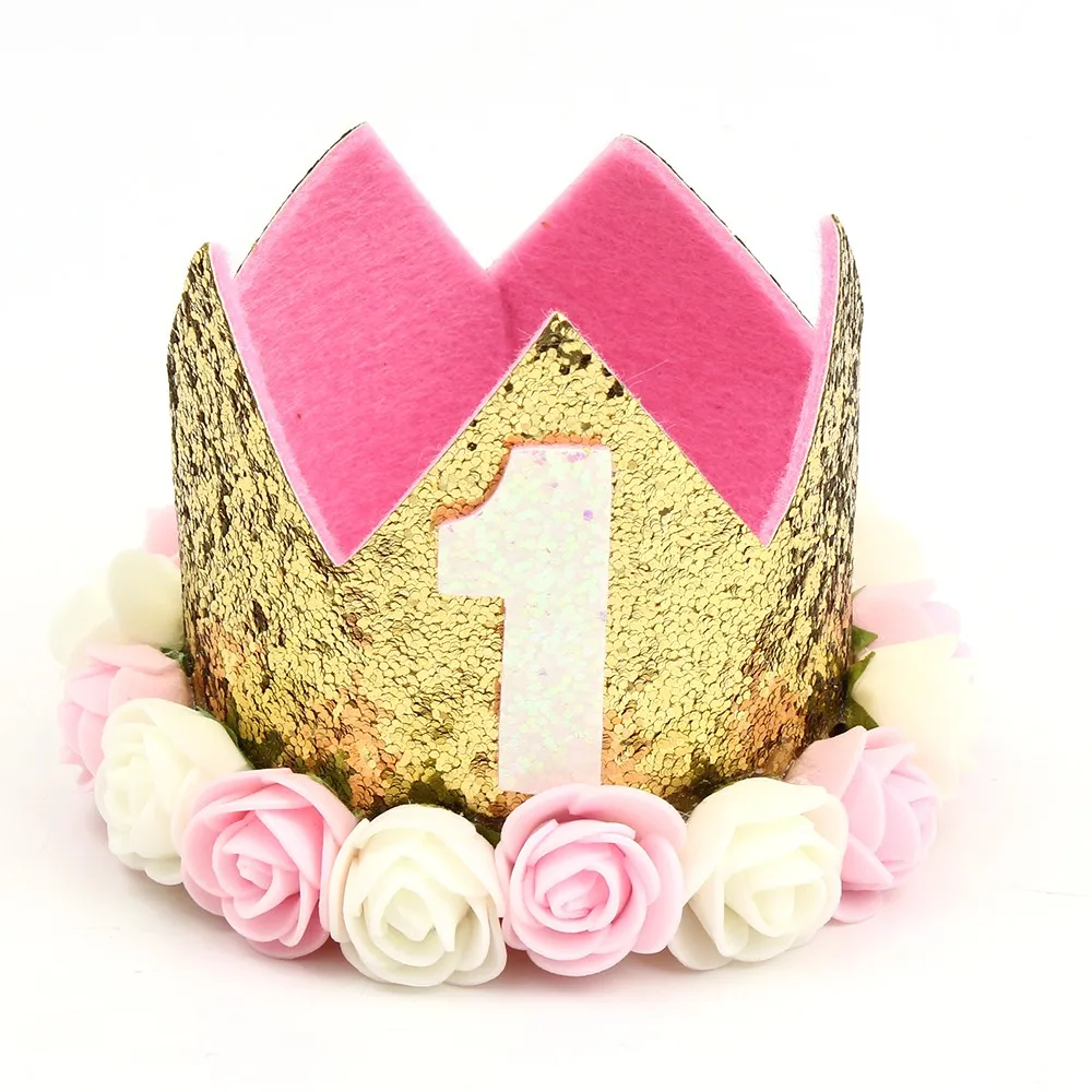 

Dog Birthday Crown Cap/Hats Pet Birthday Headwear for Small/Medium Dogs/Cats Pet Flower Decorative Accessories Letter Printed