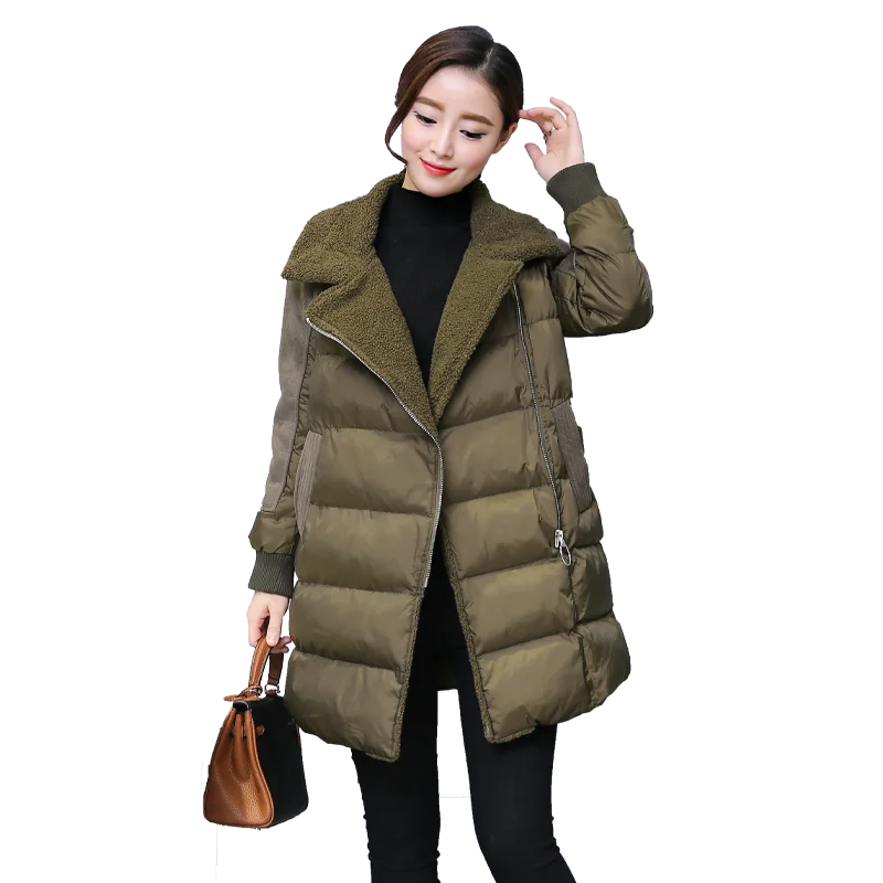 KMETRAM, зимняя куртка, женская, с подкладкой, толстое, женское, длинное пальто, тонкий размера плюс, женские парки, Casaco Feminino, мода, MY253