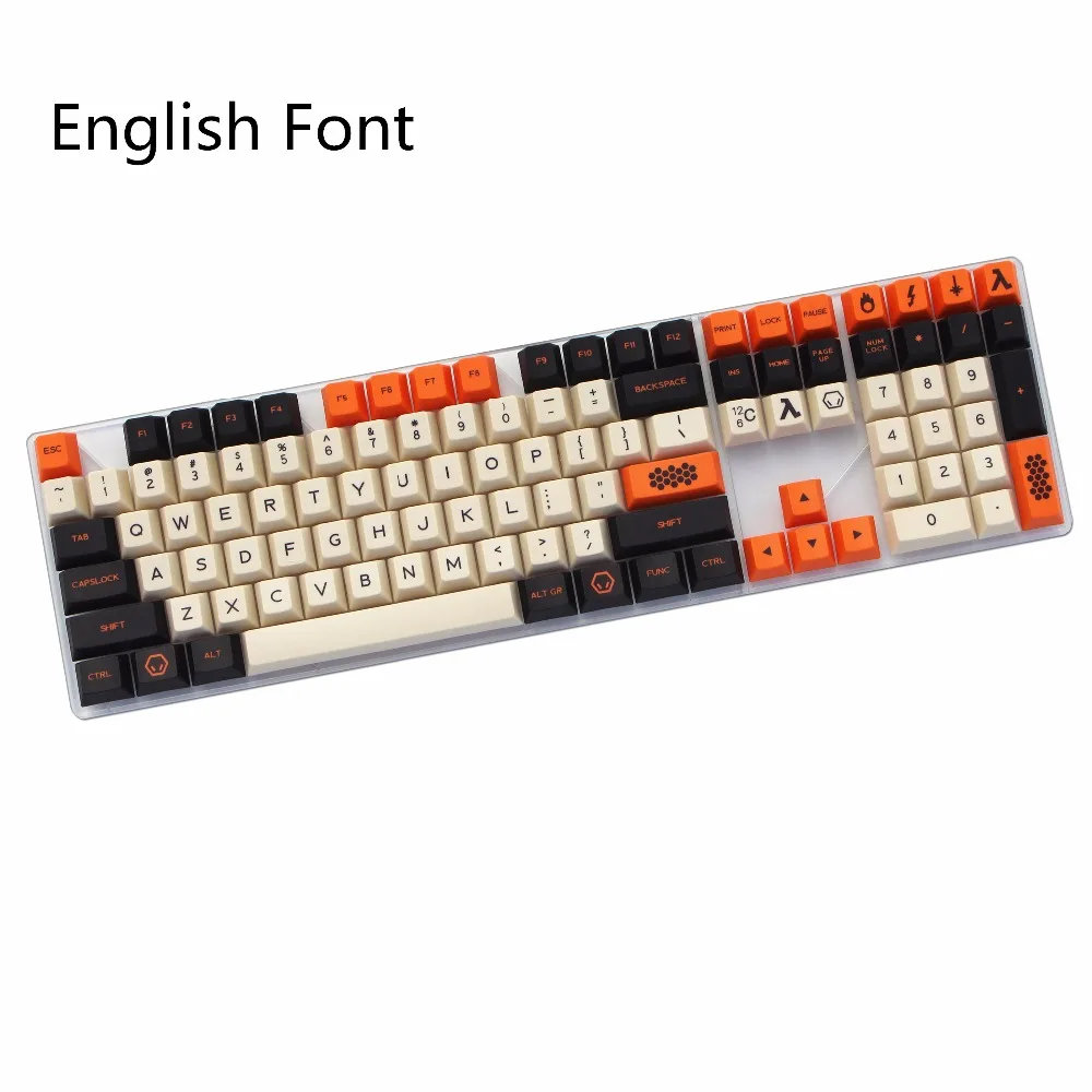 

Carbon 125/172 Keys Dye-Sublimated cherry profile MX switch For Mechanical keyboard keycap Cherry Filco Ducky Replace the keycap
