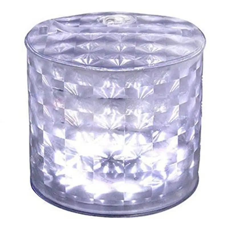 Chiclits LED Solar Light Portable Round-shaped Waterproof Emergency Tent Light Inflatable Three-mode For Camping Folding Lights (5)