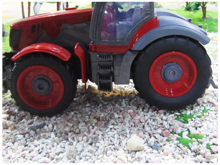 Фермерский трактор 1:28 2,7 МГц радио дистанционное управление строительство RC автомобиль самосвал для детей подарок на день рождения игрушки