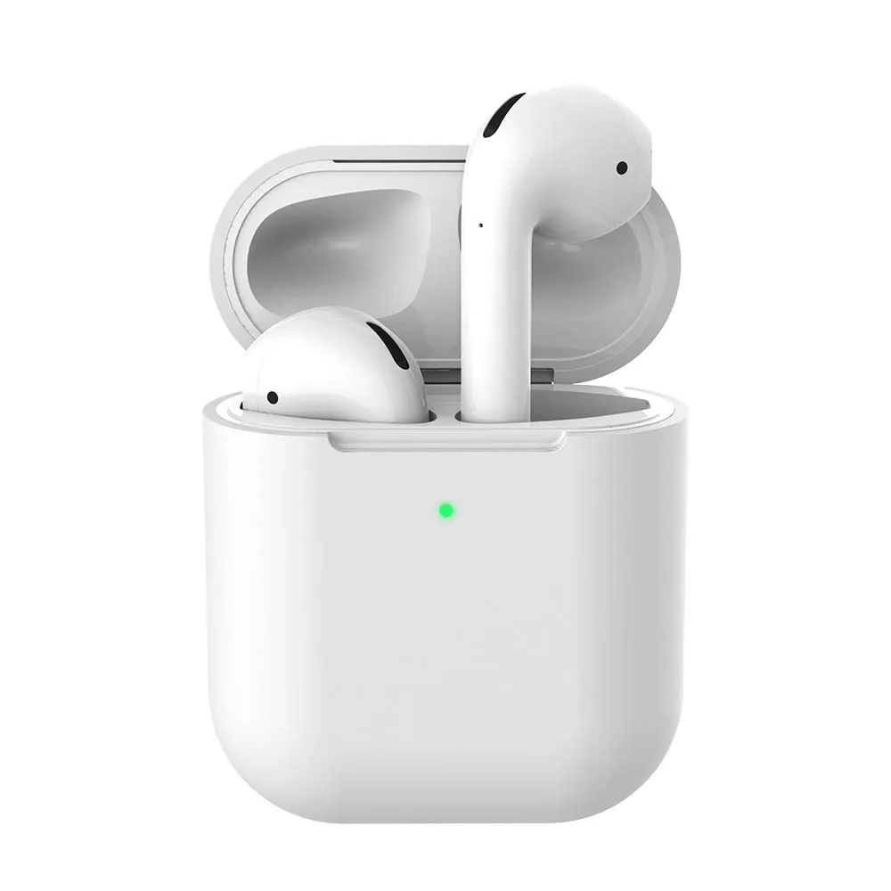 Bluetooth беспроводные наушники чехол для Apple AirPods 2nd ТПУ Силиконовые зарядки наушники Чехлы для Airpods 2 защитный чехол - Цвет: 02