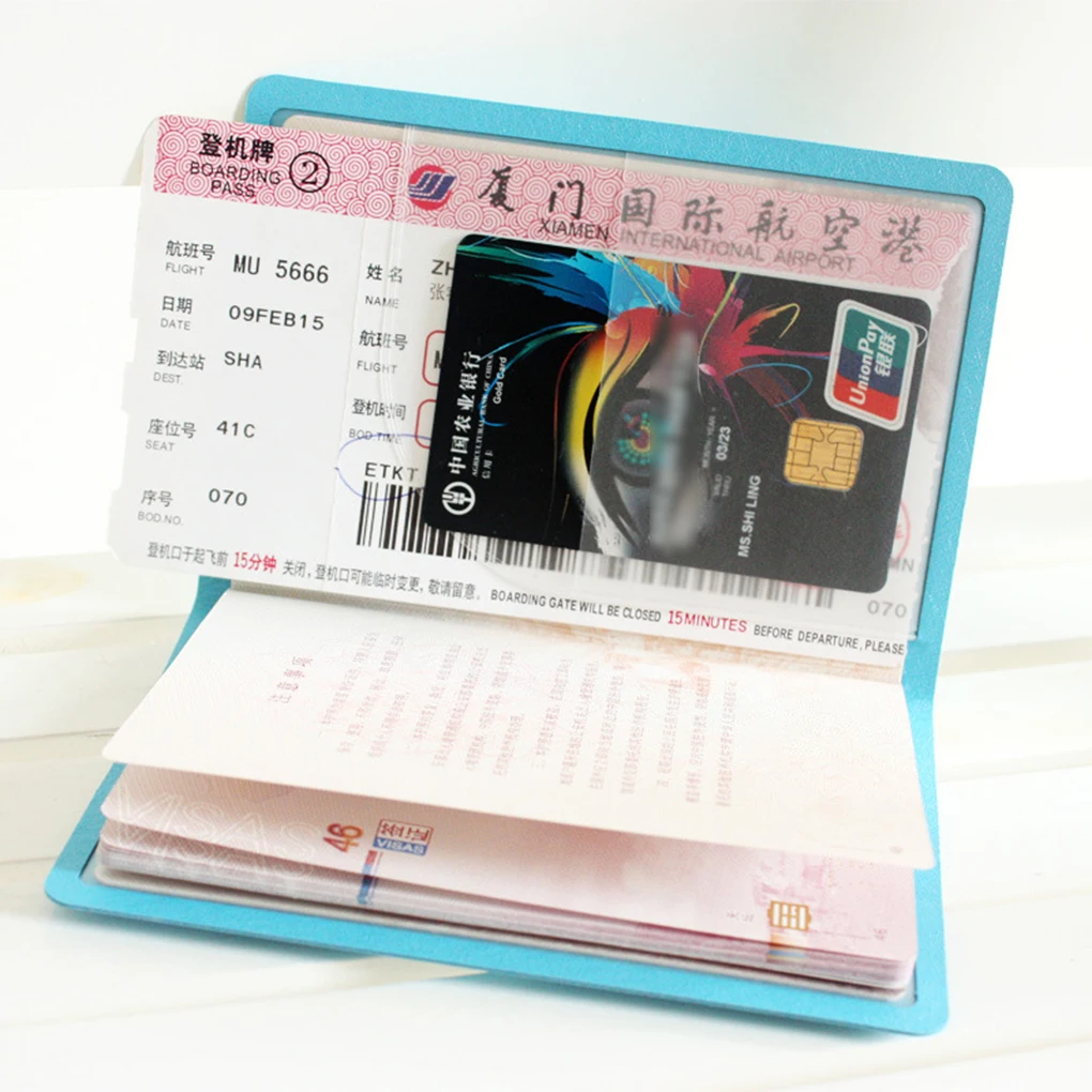 Обложка для паспорта Protactive держатель кошелек многоцелевой банковская карта чехол для карт из искусственной кожи путешествия Кредитная