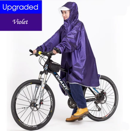 Для женщин Для мужчин обеспечивающие Безопасность Светоотражающие Велосипедное пончо с рукавами Для женщин s длинные дождевики желтый красные, синие прозрачная утолщенная большая шляпа поля - Цвет: Women Sleeve Poncho4
