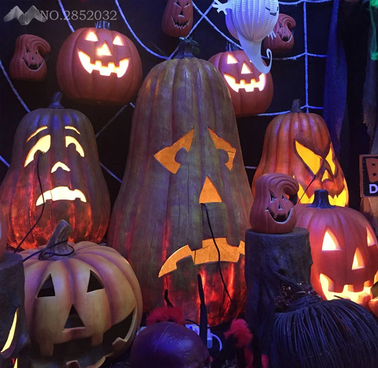

Halloween pumpkin Night Lamp Cute Funny Pumpkin Lamp Big Medium Light Pumpkin Props Creative Night Light Bar Club Cafe