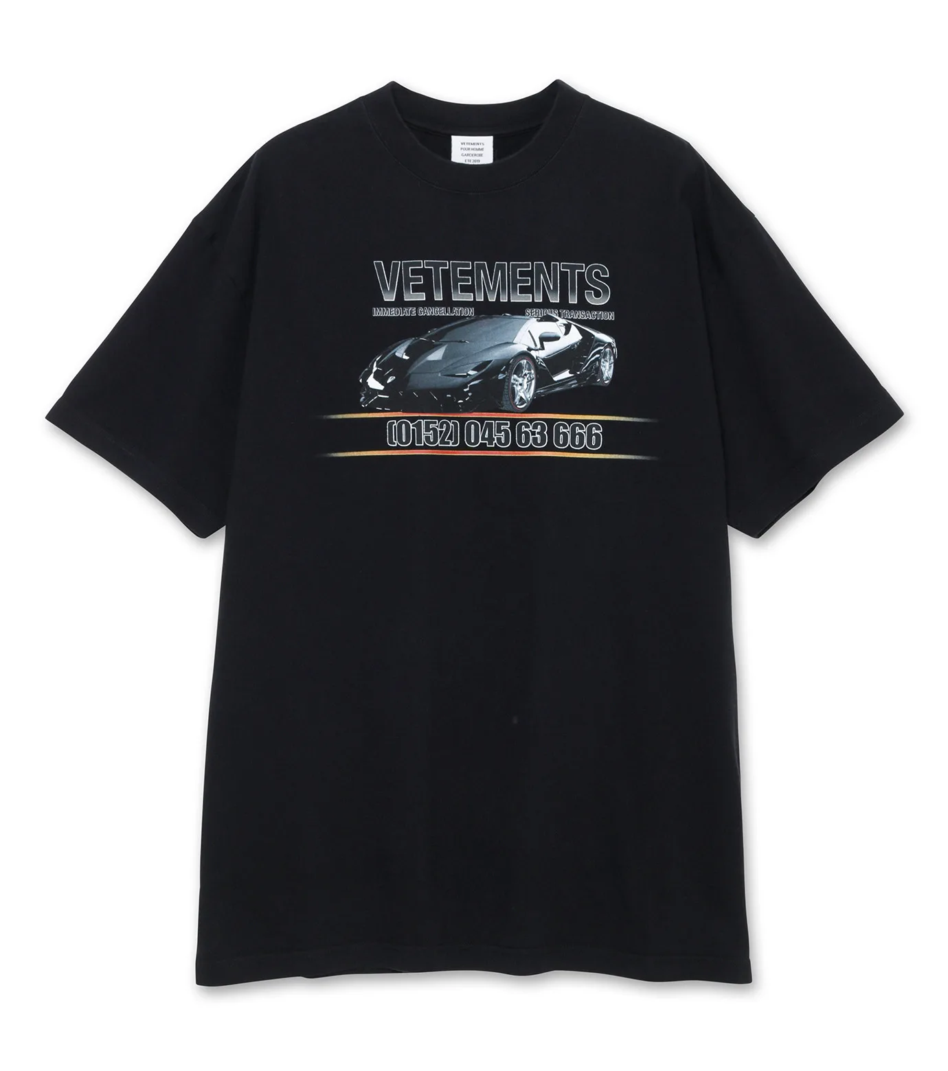 19SS Vetements, футболки, 1:1, настоящие метки, хлопок, Lamborghini, принт с автомобилем, футболки, уличная одежда, хип-хоп, туман, футболка Kanye West