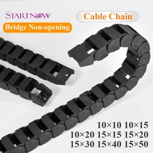 Мостовая кабельная цепь 10x20 15x30 40 50 проволочная несущая передача пластиковая Тяговая тяга для лазерной резки гравировки станок с ЧПУ