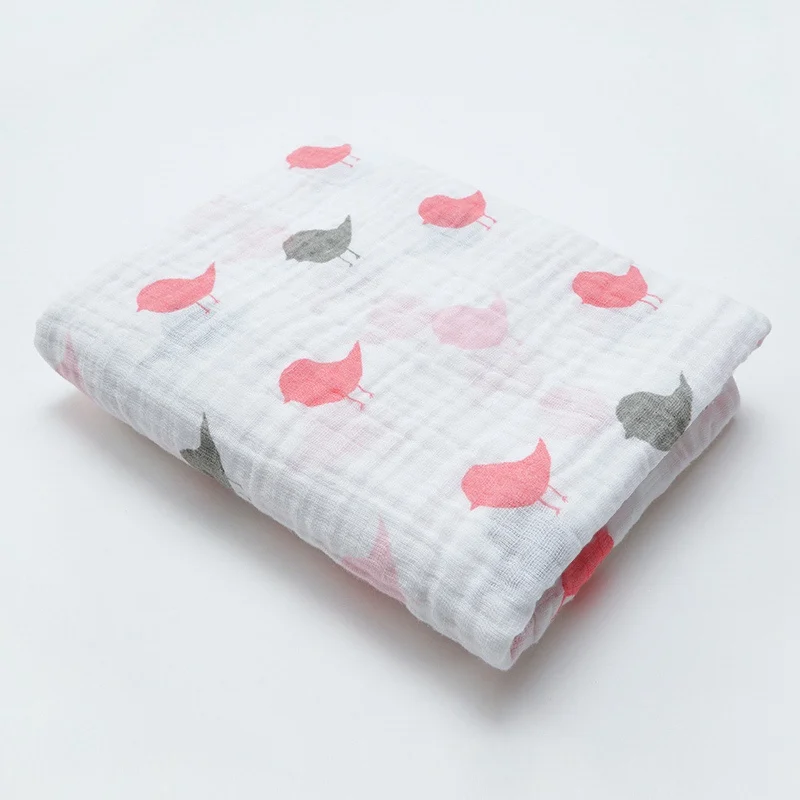 Muslinlife европейский модный стиль детское одеяло для ребенка Мягкое хлопковое легкое теплое одеяло цветочное детское одеяло с принтом - Цвет: Черный