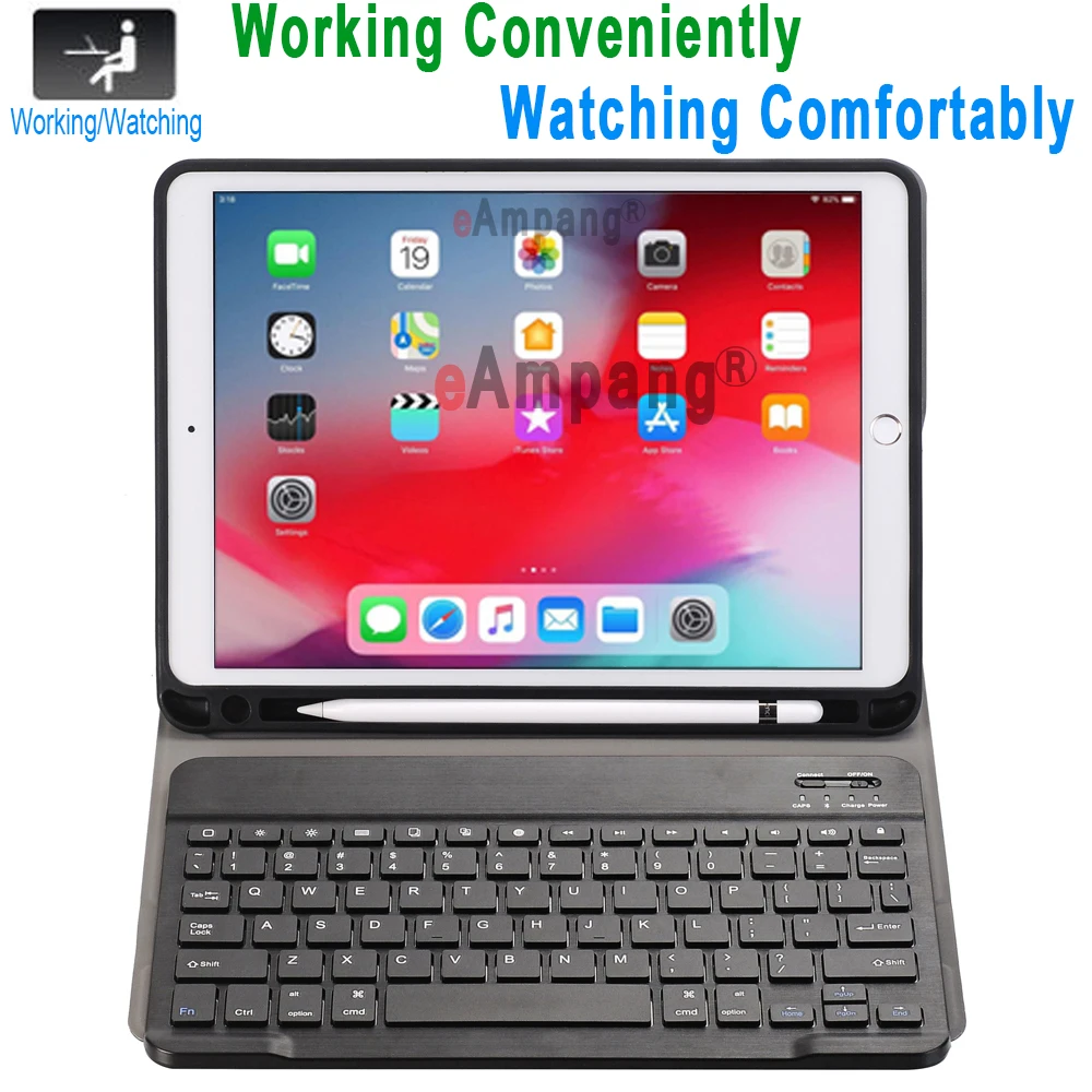 Чехол с клавиатурой для Apple iPad Air 10 5 2019 3 Pro 2017 A1701 A2152 чехол Bluetooth слот