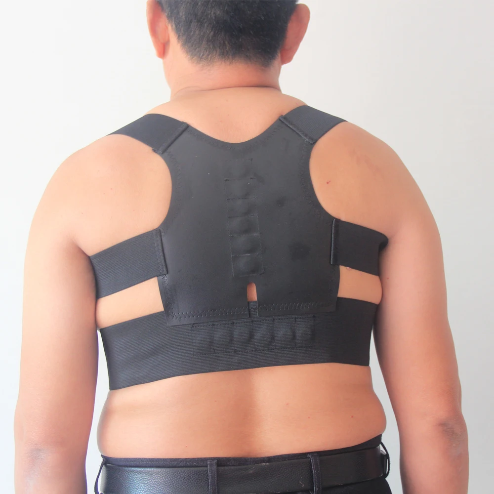 

Magnetic Neoprene Corset Belt for Back Brace Posture Corrector Straightener Shoulder for Thoracic Relieves Back Pain