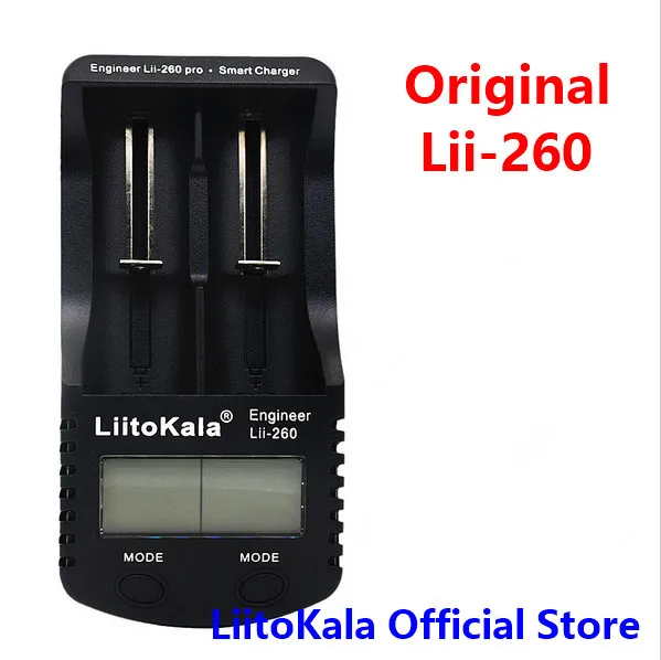 Аккумулятор LiitoKala lii - 260 LCD 3 7 в/16340/14500/16340/14500 18650/26650 | Электроника