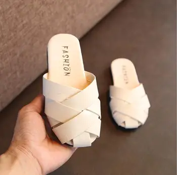 

Children Shoes Girls Sandals Summer Fashion Cutout Princess Girls Flat Soft Closed Toe Kids Sandal Girls Shoes