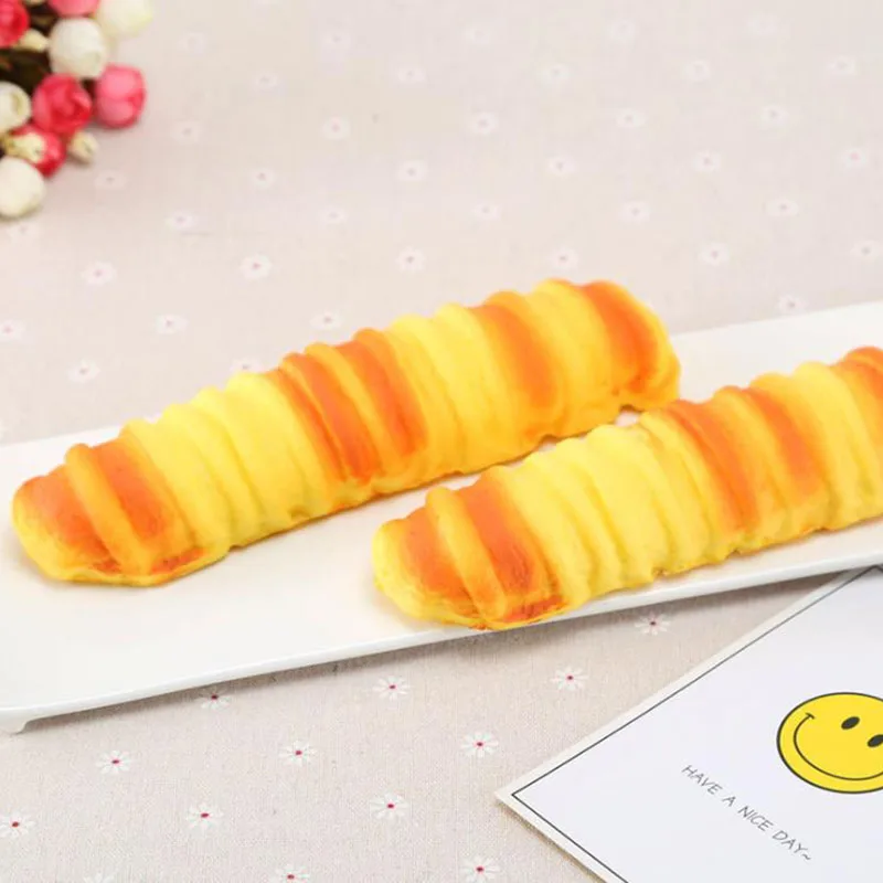 Artificial bread fake food squishy cake Simulation Model Soft PU Bread 1 pcs Fake Cake Bakery Photography props Decor Soft Bread