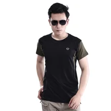 Мужская Уличная Футболка мужская хлопковая армейская тактическая Боевая футболка Военный Спорт для прогулок и походов мужские футболки тройники