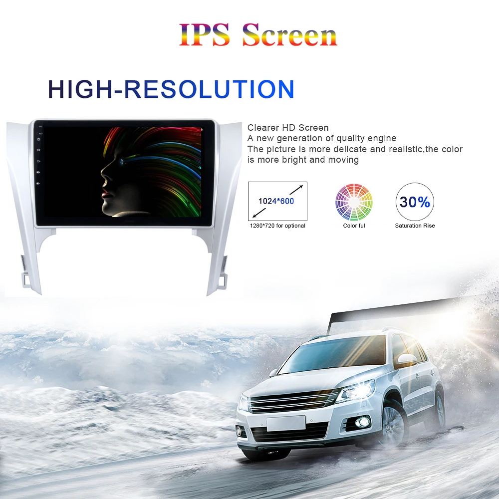 Excellent Android 9.0 Car Radio 2 Din GPS Navi for Toyota Camry V50 Stereo 2012 2013 2014 PX6 DSP IPS HDMI 4Gb+64Gb RDS WIFI RDS USB Map 5
