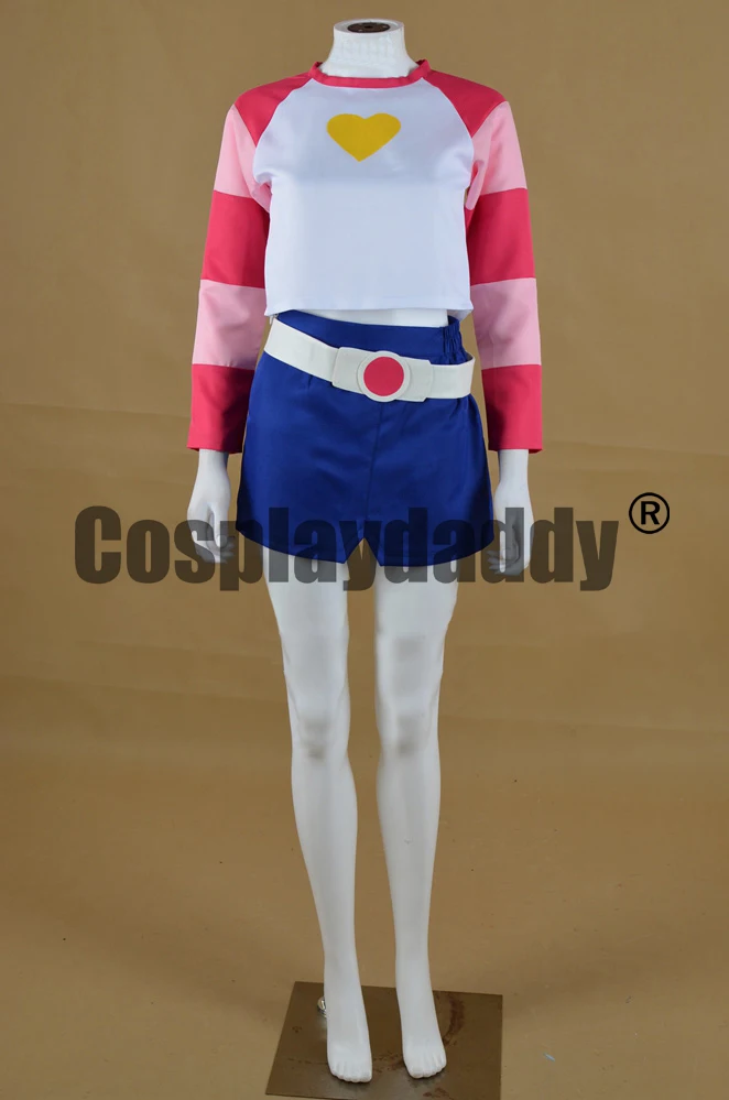 

Powerpuff Girls Z Team The Red Powerpuff Momoko Akatsutsumi Hyper Blossom Outfit Cosplay Costume F006