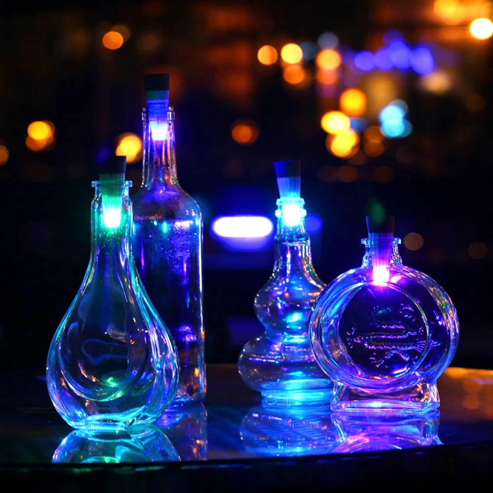 3Pcs Colorful USB Stopper Night Lights Rechargeable Wine Bottle Cork Lamp Glass Craft DIY For Wedding Party Bar Decor Wholesale (3)