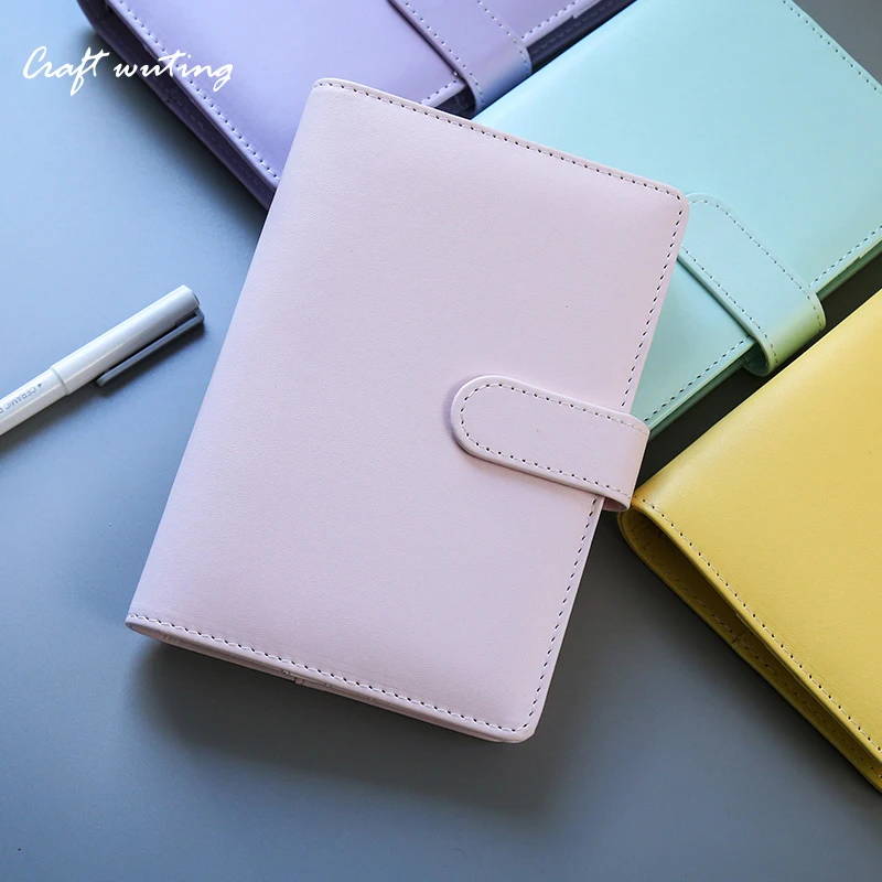 

planner a5 a6 PU leather Cute Notebook sketchbook Time Planner Book Diary Filofax Agenda Organizer notebooks and journals