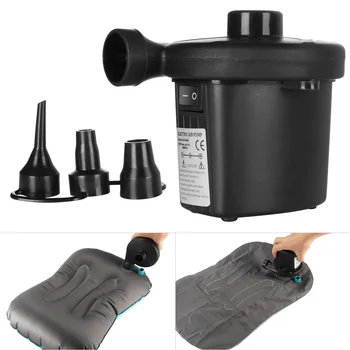 

2 in 1 Electric Air Pump Inflate Deflate Pump for Air Bed Airbed Boat Toy Camping Toys Compression Bag Mattress with Car Charger