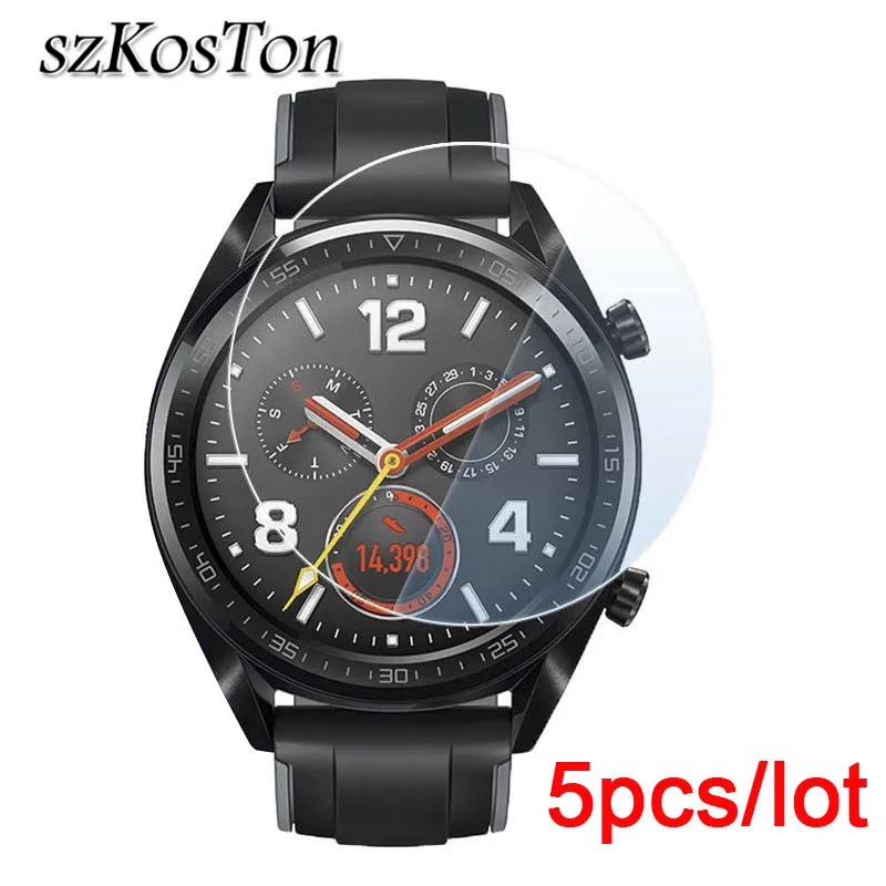 

5Pcs 9H Screen Protector For Huawei Watch GT Screen Protective Soft Pet Film For Huawei Watch GT Eye Protection Explosion-proof