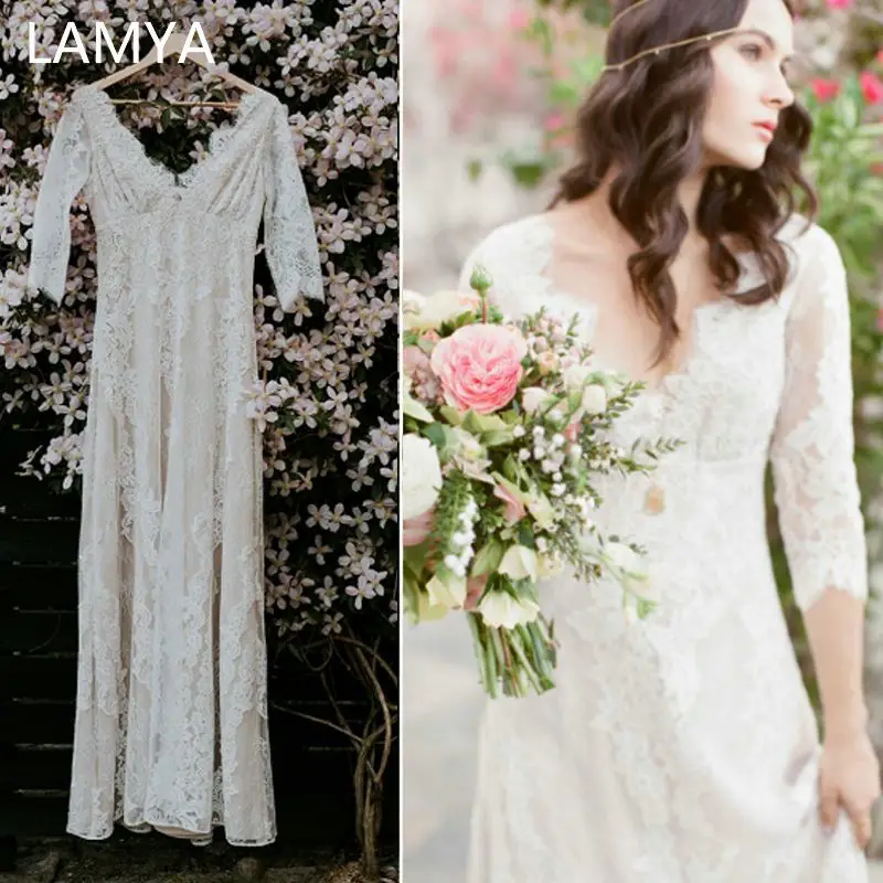 plus size flowy wedding dresses