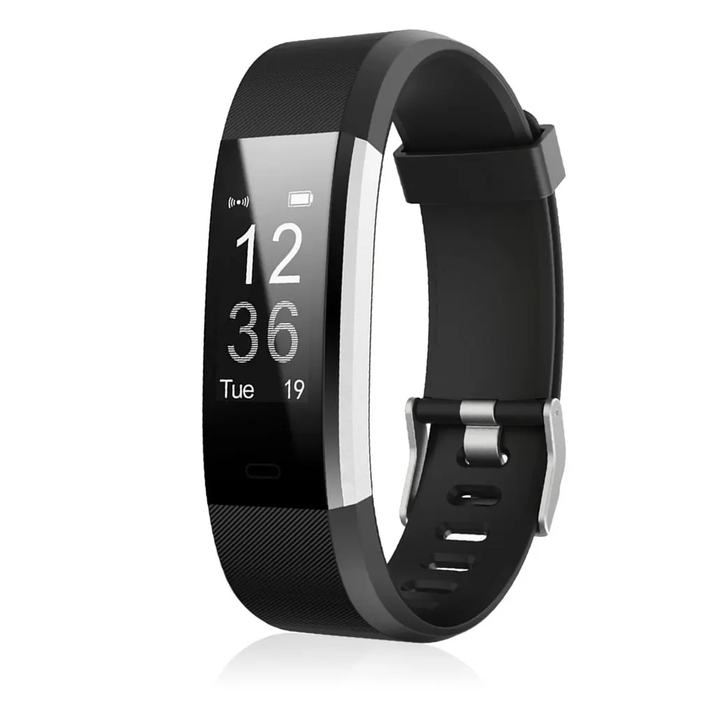 

0.96 inch LED ID115HR PLUS Smart Wristband Heart Rate Smart Bracelet Fitness Tracker Sports Smart Watch for IOS Android