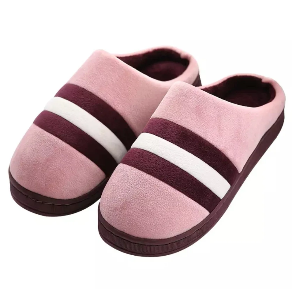 

Comfortable winter indoor slippers women non-slip Bedroom thick-soled Pantofole al copert pantoffels dame warm home slippers