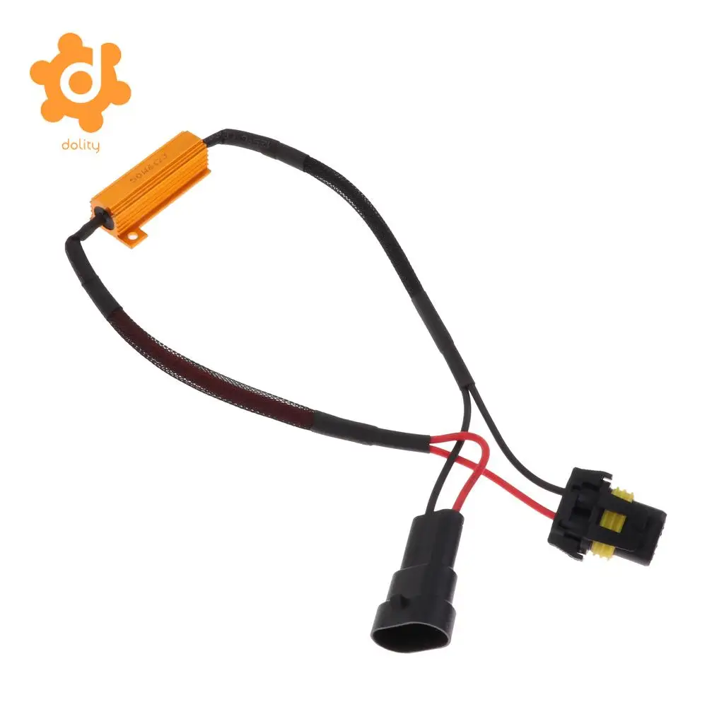 Baoblaze Pair 9005/HB3 LED Fog Light 50W 6Ohm Load Resistor Wiring Canceller Decoder