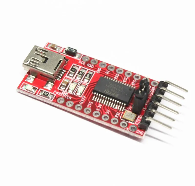 Последовательный модуль адаптера FT232RL FTDI USB 3 В 5 в TTL для мини порта Arduino FT232 1