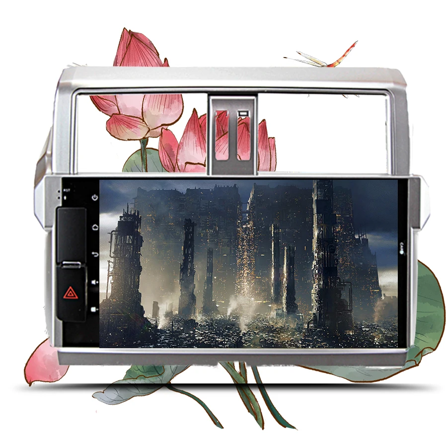 10 1 ''Android 0 автомобильный DVD плеер стерео радио головное устройство с 4G для Toyota