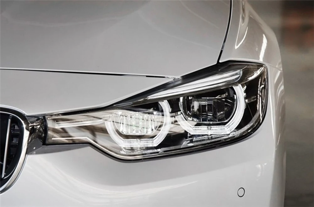 Для BMW F30 F35 3 серии прозрачная Автомобильная фара с прозрачными линзами
