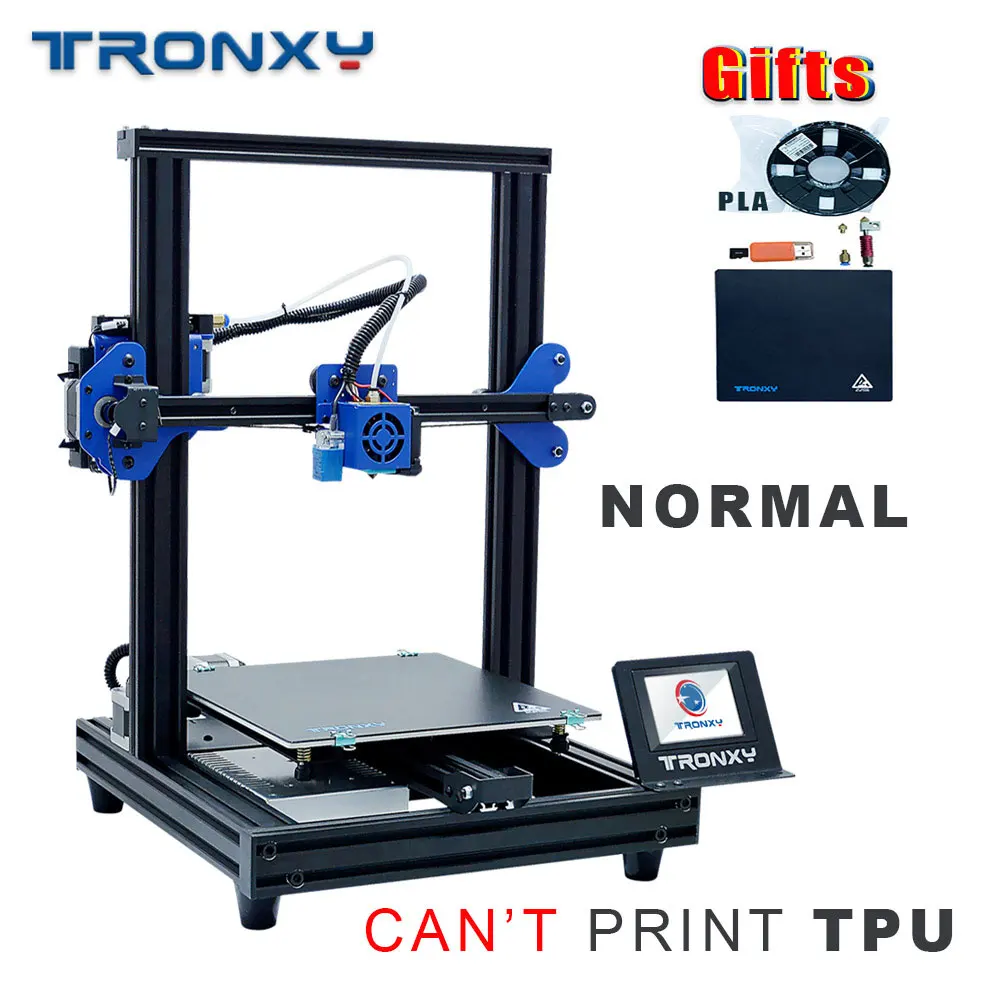 TRONXY XY-2 Pro 3d принтер размера плюс мощность нити 3D Drucker FuRun out детектор Продолжительная мощность печати 3D Drucker полностью металлический - Цвет: XY-2 Pro Standard