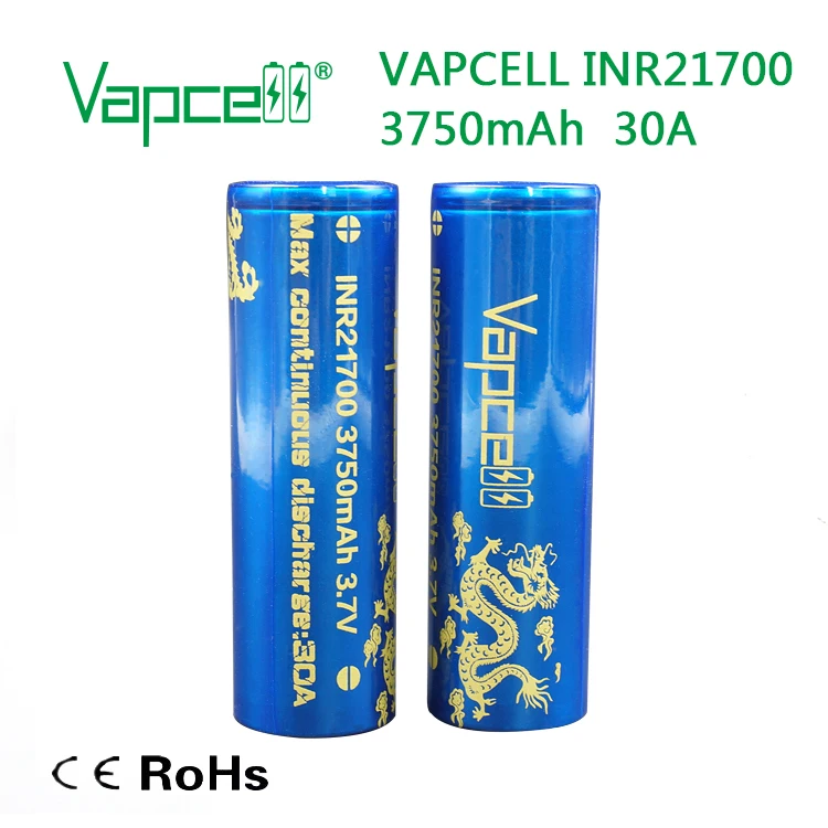 3,7V 3750 mAh 40A Lithium Ionen Akku lose 4 x iJoy 21700 3,6V