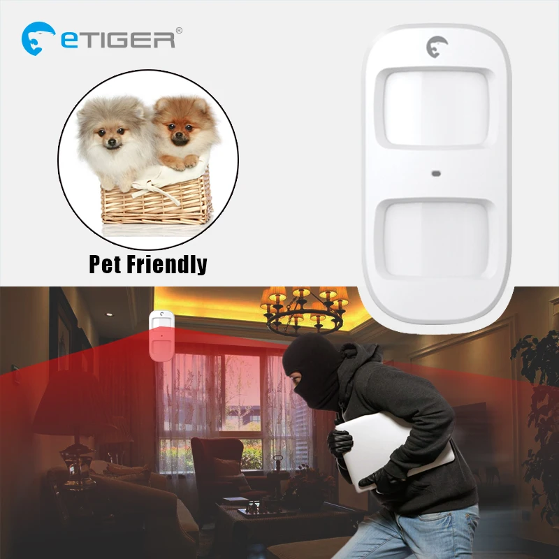 Система охранной сигнализации Etiger V2 GSM с автоматическим циферблатом приложение