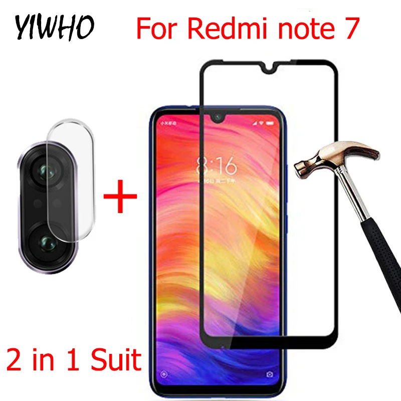 Стекло для объектива камеры Redmi Note 7 закаленное стекло Xiaomi Note7 red mi полное покрытие